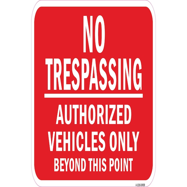 Signmission Safety Sign, 12 in Height, Aluminum, 24959 A-1218-24959 - main